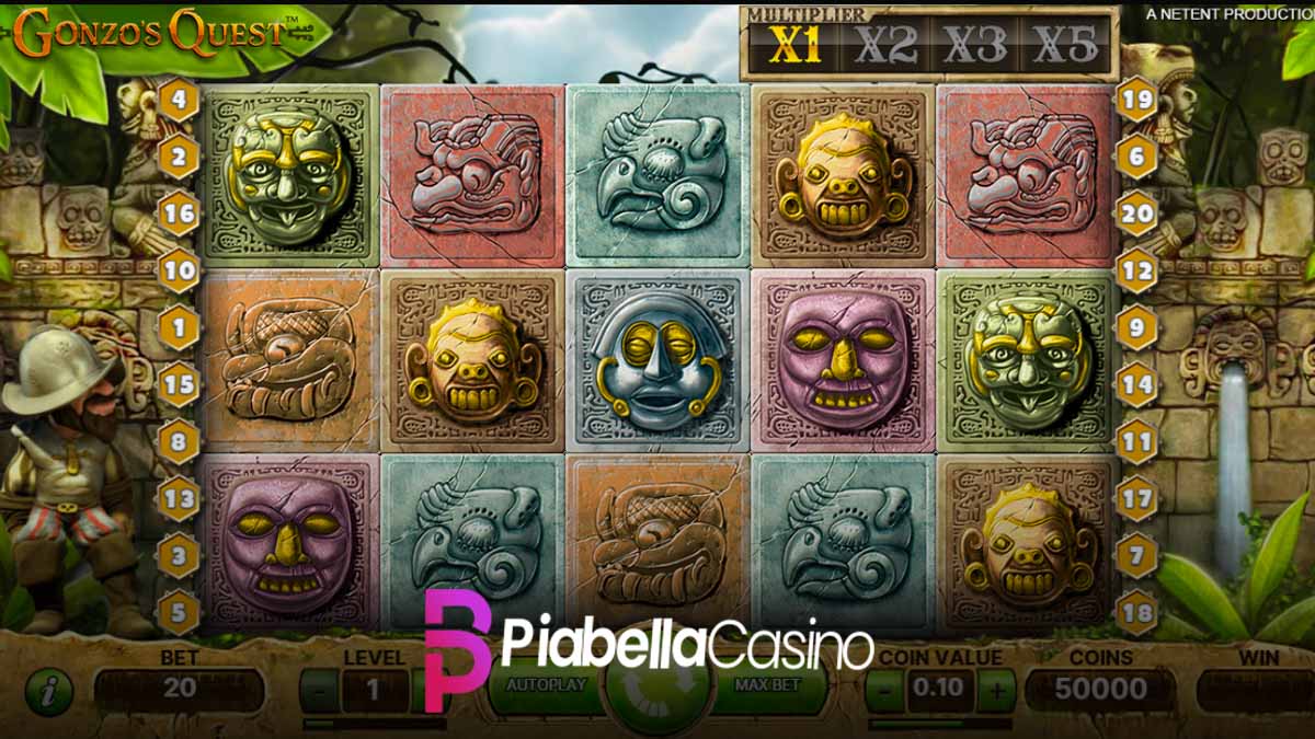 Piabella Gonzos Quest oyunu
